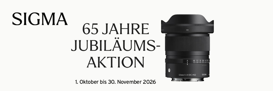 Sigma 65 Jahre Jubiläumskampagne