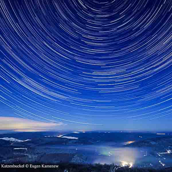 Astrofotografie im Odenwald - Milchstraße & Sternschnuppen an der Ariane 5