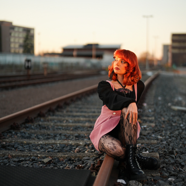 The Choice for Portrait – Kreative Porträtfotografie mit Model am Hawerkamp Kulturgelände