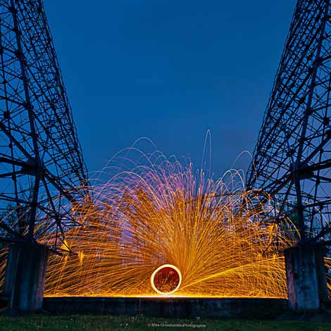 Lange Lightpainting-Nacht mit Mike Großhanten - Zeche Zollverein