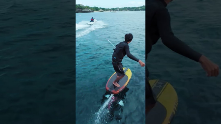 Wasser, Action, Abenteuer und mittendrin die HOVERAir AQUA. 